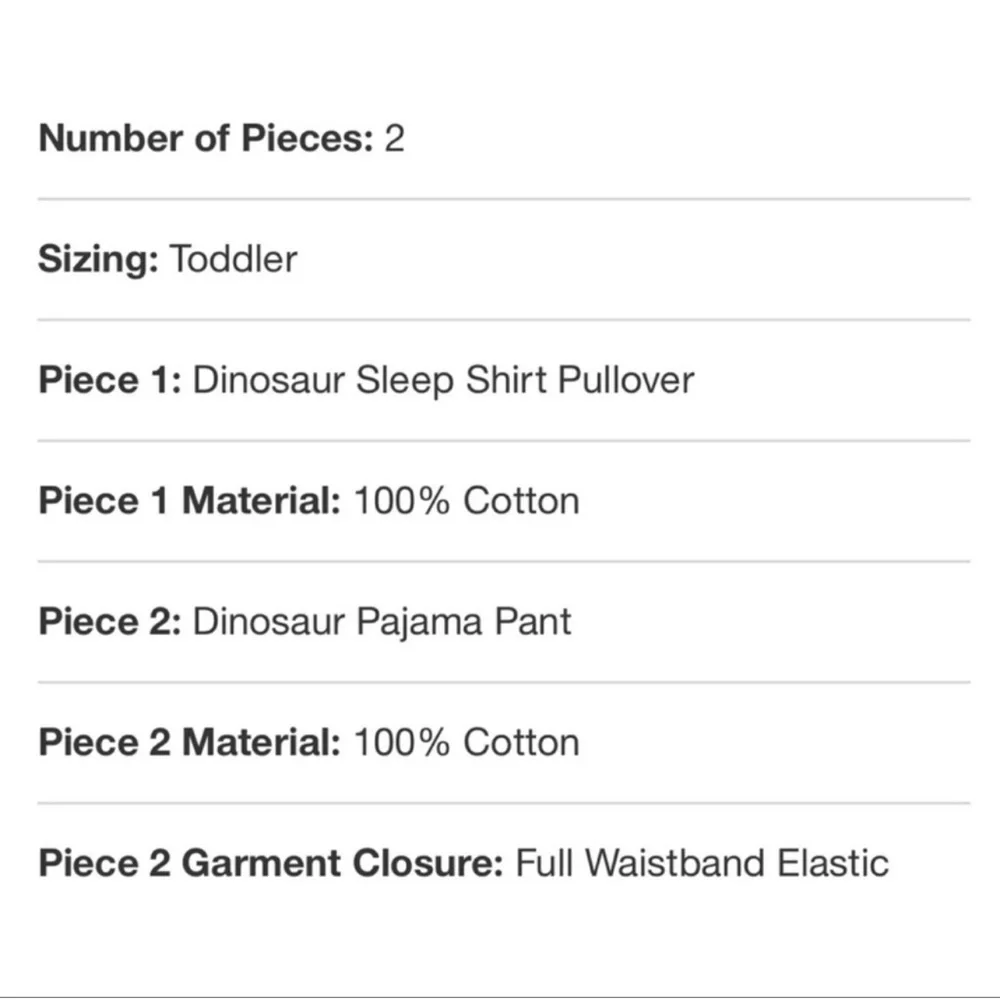 Target Wondershop Holiday Dino Print Pajama Set Toddler Size 3T
